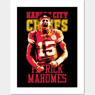 Patrick Mahomes Retro Graphic Posters and Art